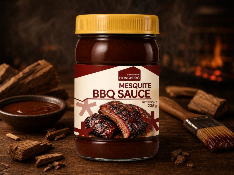 रिच स्मोकी स्वादको साथ Mesquite BBQ सस